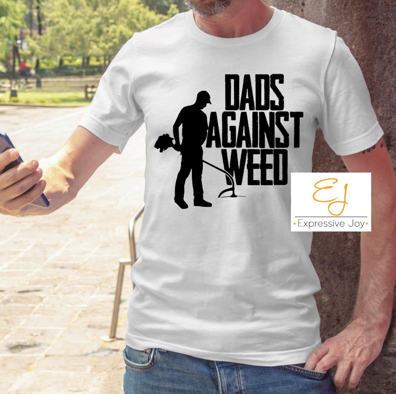 Dads Against Weed Tee